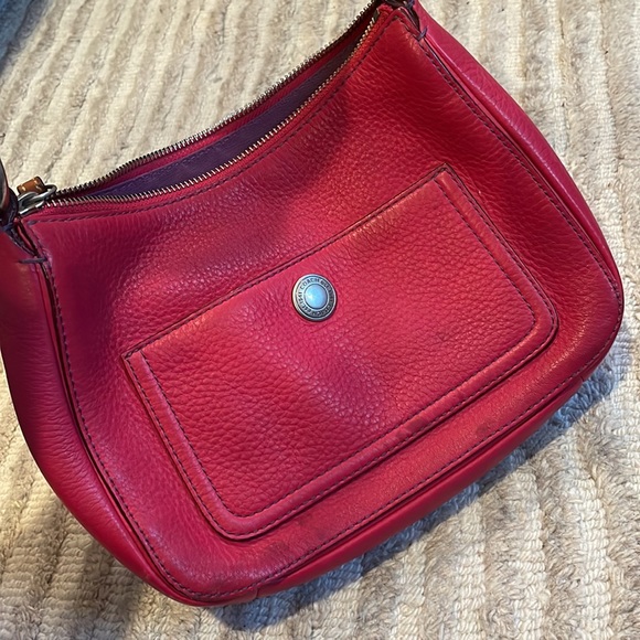 Coach Pink Leather Shoulder Bag - Picture 9 of 10